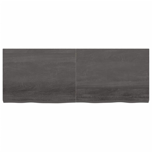 Seinähylly tummanruskea 160x60x(2-6) cm käsitelty täystammi