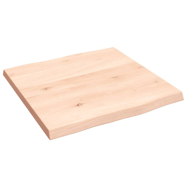 Pöytälevy 40x40x2 cm käsittelemätön täystammi elävä reuna