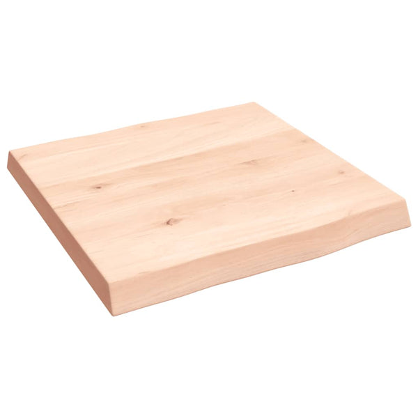 Pöytälevy 40x40x(2-4) cm käsittelemätön täysi puu elävä reuna