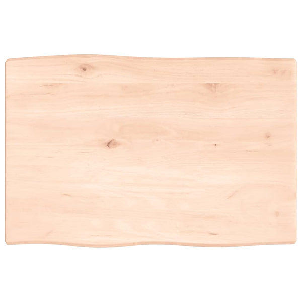 Pöytälevy 60x40x2 cm käsittelemätön täystammi elävä reuna