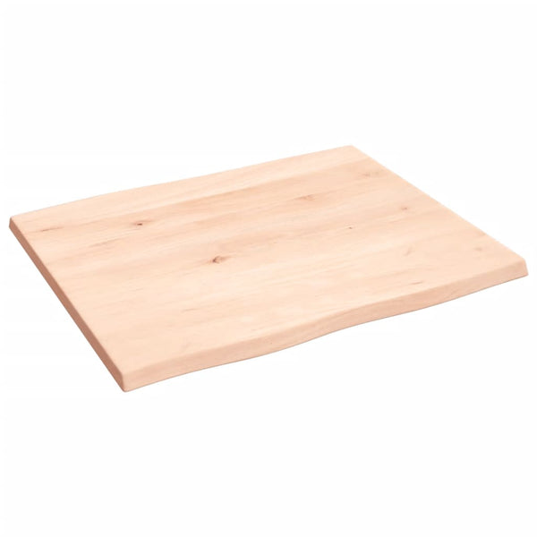 Pöytälevy 60x50x2 cm käsittelemätön täystammi elävä reuna