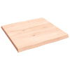Pöytälevy 60x60x(2-4) cm käsittelemätön täysi puu elävä reuna