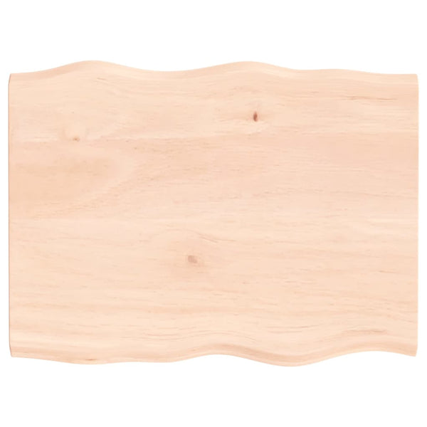 Pöytälevy 80x60x2 cm käsittelemätön täystammi elävä reuna