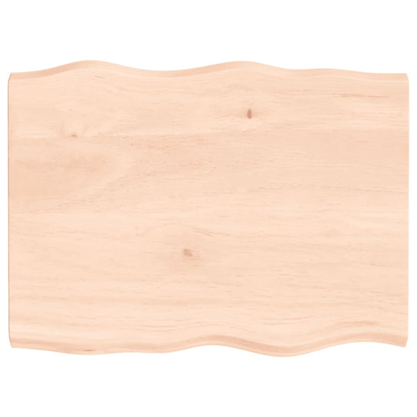 Pöytälevy 80x60x(2-4) cm käsittelemätön täysi puu elävä reuna
