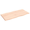 Pöytälevy 100x50x2 cm käsittelemätön täystammi elävä reuna