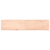 Pöytälevy 180x40x(2-6) cm käsittelemätön täysi puu elävä reuna