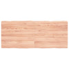 Pöytälevy ruskea 120x50x(2-4)cm käsitelty täystammi elävä reuna