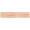 vidaXLPöytälevy ruskea 200x40x(2-6)cm käsitelty täystammi elävä reuna