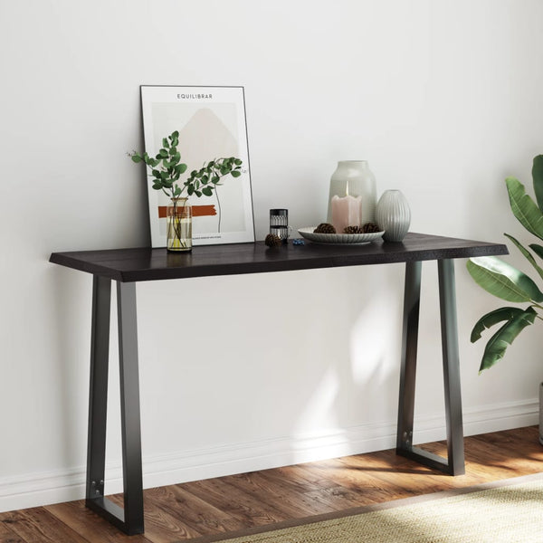 Pöytälevy ruskea 140x60x(2-4)cm käsitelty täystammi elävä reuna