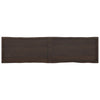 vidaXLPöytälevy ruskea 200x50x(2-6)cm käsitelty täystammi elävä reuna