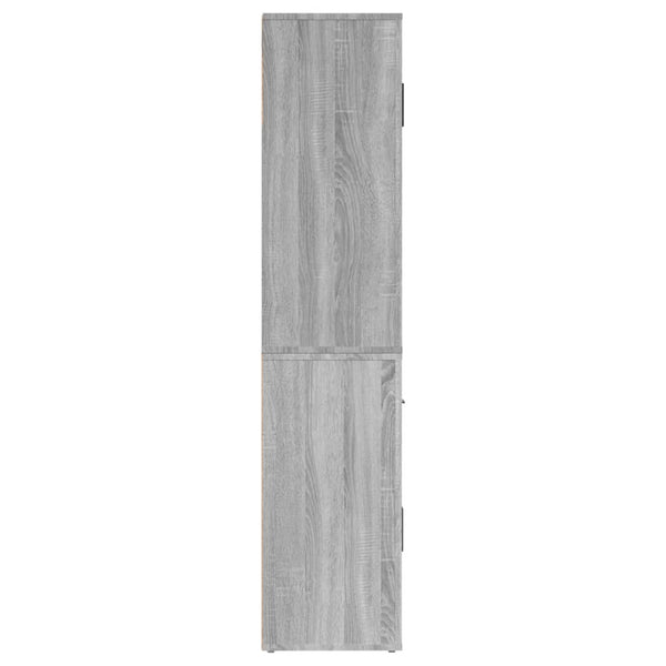 Harmaa kaappi Louys (sonoma puinen)