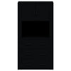 Kaappi musta tekninen puu
