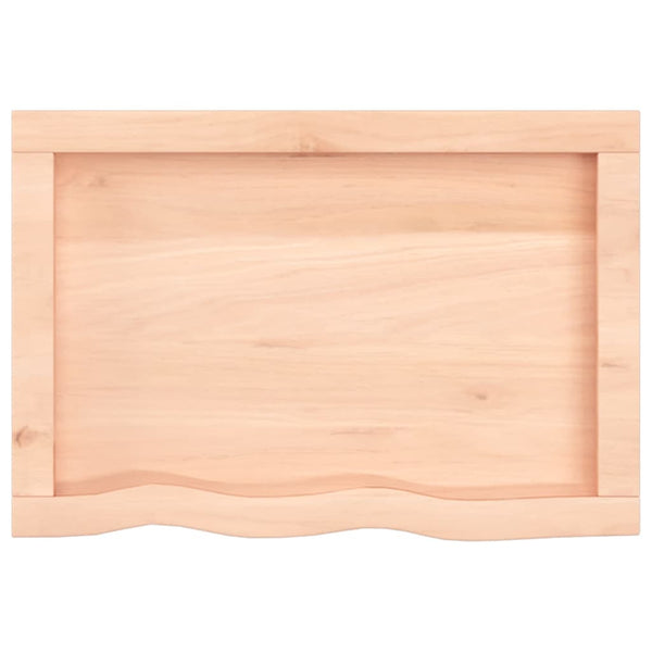 Pöytälevy 60x40x(2-4) cm käsittelemätön täystammi