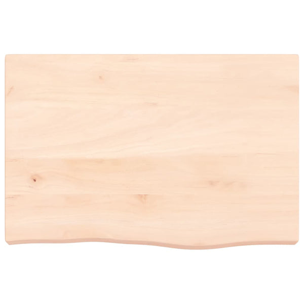 Käsittelemätön pöytälevy Tatjana 60x40x(2-6)cm (täystammi)