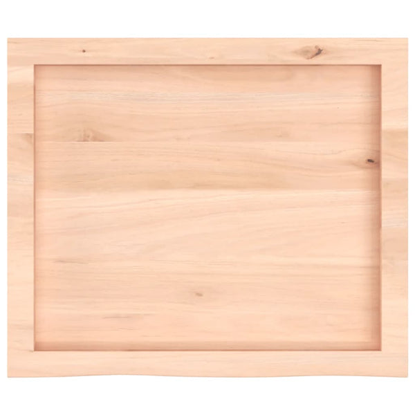 Käsittelemätön pöytälevy Tatjana 60x50x(2-4)cm (täystammi)