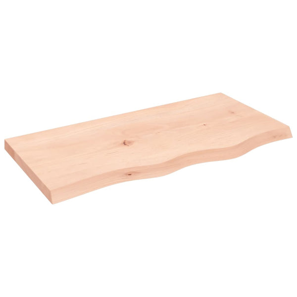 Käsittelemätön pöytälevy Tatjana 80x40x(2-4)cm (täystammi)