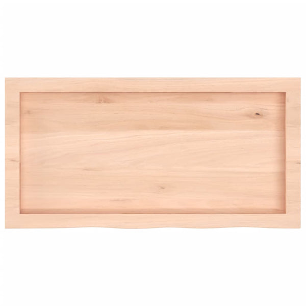 Käsittelemätön pöytälevy Tatjana 80x40x(2-6)cm (täystammi)