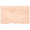 Käsittelemätön pöytälevy Tatjana 80x50x(2-6)cm (täystammi)