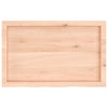 Käsittelemätön pöytälevy Tatjana 80x50x(2-6)cm (täystammi)