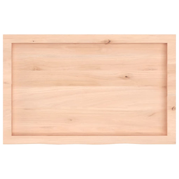 Käsittelemätön pöytälevy Tatjana 80x50x(2-6)cm (täystammi)