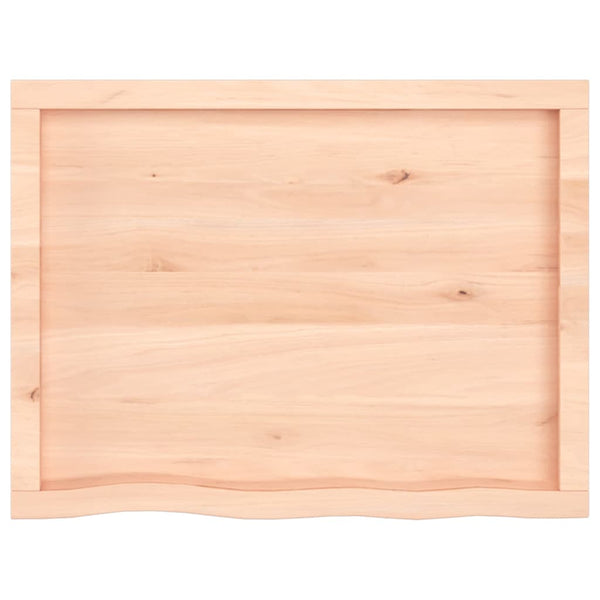 Pöytälevy 80x60x(2-4) cm käsittelemätön täystammi