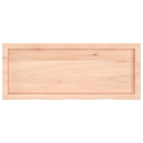 Käsittelemätön pöytälevy Tatjana 100x40x(2-4)cm (täystammi)