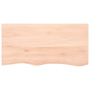 Pöytälevy 100x50x(2-4) cm käsittelemätön täystammi