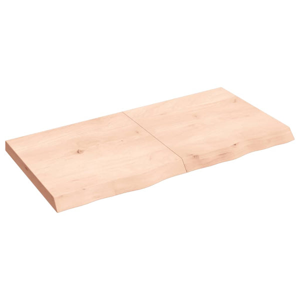 Pöytälevy 120x60x(2-6) cm käsittelemätön täystammi
