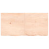 Pöytälevy 120x60x(2-6) cm käsittelemätön täystammi