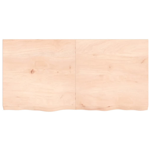 Pöytälevy 120x60x(2-6) cm käsittelemätön täystammi