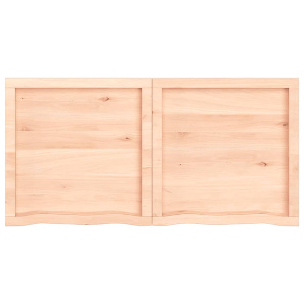 Pöytälevy 120x60x(2-6) cm käsittelemätön täystammi