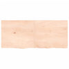Pöytälevy 140x60x(2-4) cm käsittelemätön täystammi