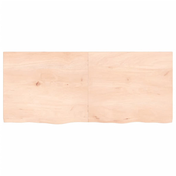 Pöytälevy 140x60x(2-4) cm käsittelemätön täystammi