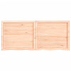 Pöytälevy 140x60x(2-4) cm käsittelemätön täystammi