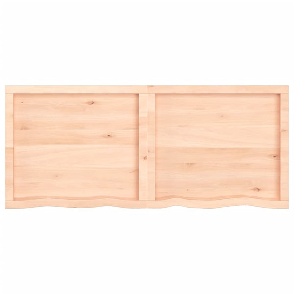 Pöytälevy 140x60x(2-4) cm käsittelemätön täystammi