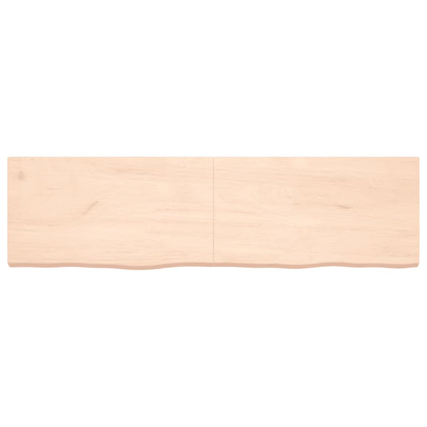 Pöytälevy 180x50x(2-6) cm käsittelemätön täystammi