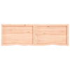 Pöytälevy 180x50x(2-6) cm käsittelemätön täystammi