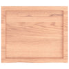 Vaaleanruskea pöytälevy Tatjana 60x50x(2-6)cm (käsitelty täystammi)