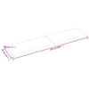Pöytälevy vaaleanruskea 220x50x(2-6) cm käsitelty täystammi