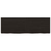 Tummanruskea pöytälevy Tatjana 120x40x(2-6)cm (käsitelty täystammi)