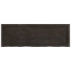 Tummanruskea pöytälevy Tatjana 120x40x(2-6)cm (käsitelty täystammi)