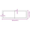Tummanruskea pöytälevy Tatjana 120x40x(2-6)cm (käsitelty täystammi)