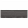 Pöytälevy tummanruskea 180x50x(2-4) cm käsitelty täystammi