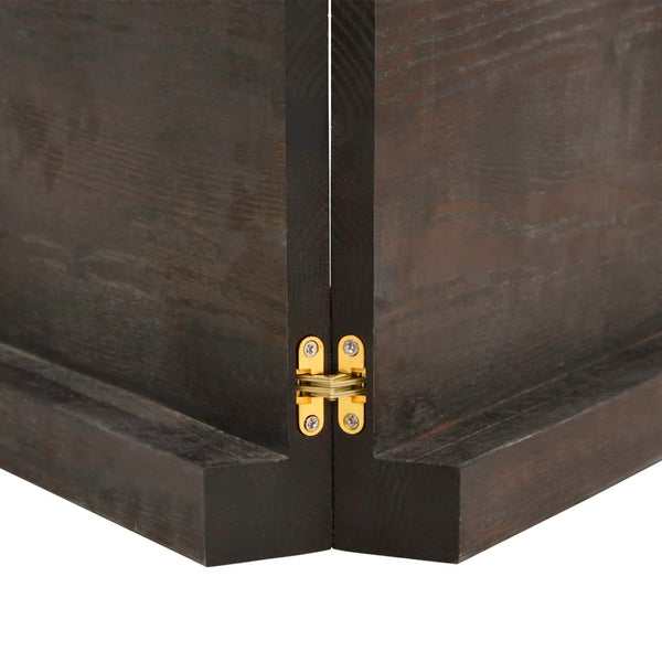 Pöytälevy tummanruskea 180x60x(2-6) cm käsitelty täystammi