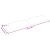 Pöytälevy tummanruskea 220x60x(2-4) cm käsitelty täystammi