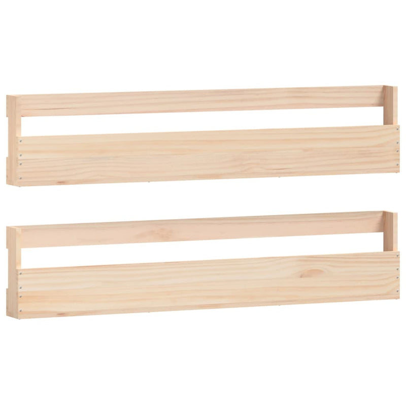 Seinäkenkätelineet Gener 110x9x23cm (2 kpl mänty)