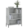 Hyllykaappi betoninharmaa 69,5x32,5x90 cm tekninen puu