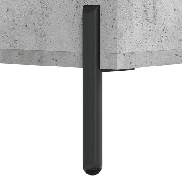 Hyllykaappi betoninharmaa 69,5x32,5x90 cm tekninen puu
