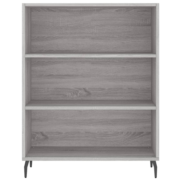 Hyllykaappi harmaa Sonoma 69,5x32,5x90 cm tekninen puu