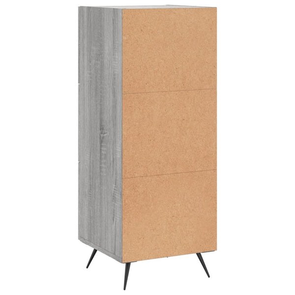 Senkki harmaa Sonoma 34,5x34x90 cm tekninen puu